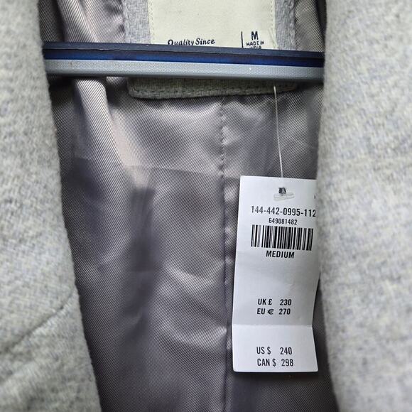 Abercrombie and Fitch Grey Coat Size M - Picture 4 of 5